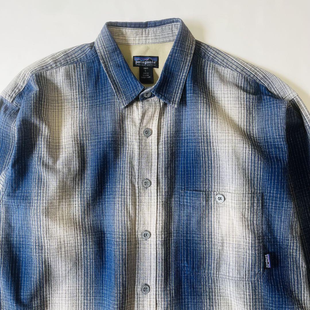 Patagonia 1999年製 オンブレチェック ヤーンダイワークシャツ L Patagonia 1999年製 オンブレチェック ヤーンダイワークシャツ L