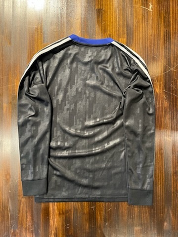 K495 メンズ Tシャツ adidas originals アディダス ロンT 長袖 プリント ブラック 黒 カットソー 柄 スポーツ / M 全国一律レターパック_画像9