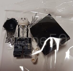 レゴ風★エドワード・シザーハンズ (白)★映画「シザーハンズ」★ジョニー・デップ★ミニフィギュア：レゴ互換・レゴカスタム_画像3