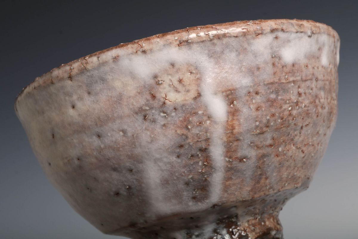 大和保男  萩焼茶碗 緑彩萩茶碗 大和保男作 | 萩焼屋Hagiyakiya ネットショップ