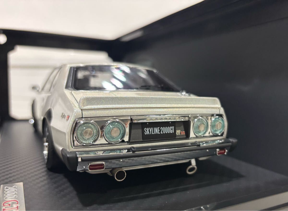 1/18ミニカー 初期型スカイラインジャパン【新品】フェンダーミラー 1/18ミニカー イグニッションモデル 日産スカイライン ジャパン