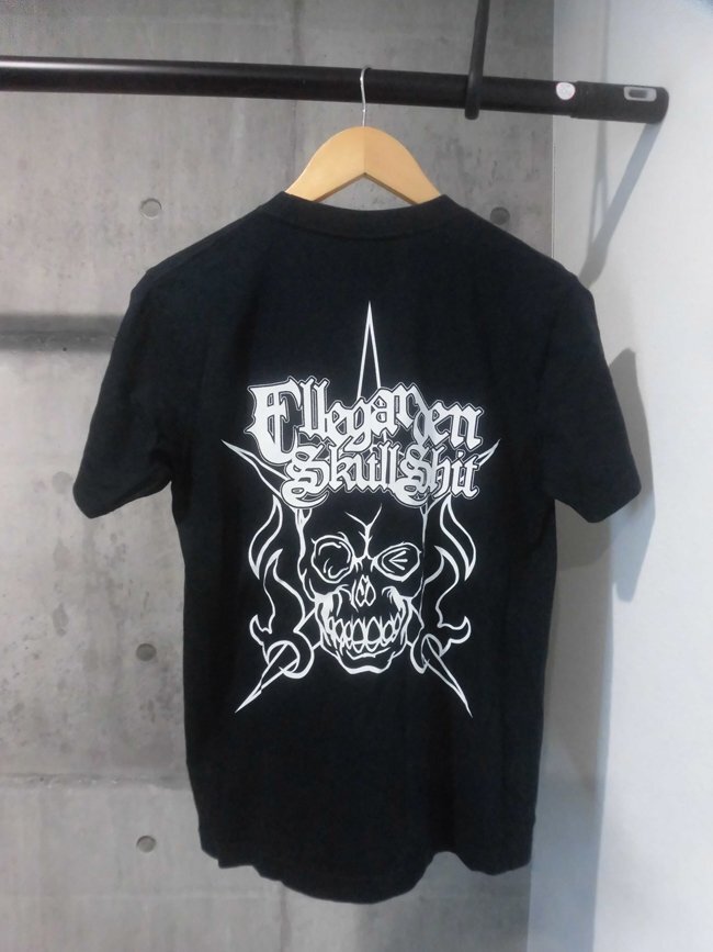 美品 ELLEGARDEN 2019 スカルTシャツ エルレガーデン 細美武士 ELLEGARDEN エルレガーデン ビッグシルエット Tシャツ M 新品