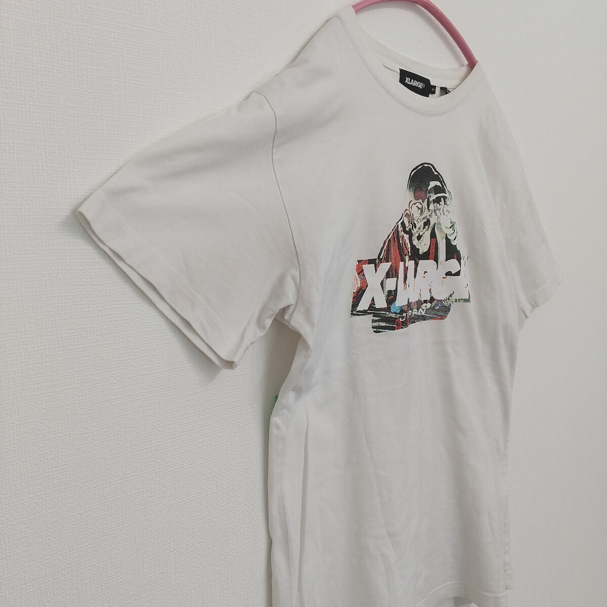 XLARGE エクストララージ 半袖 Tシャツ ホワイト ダイナマイト 165】XLARGE エクストララージ Tシャツ 半袖Tシャツ クルー