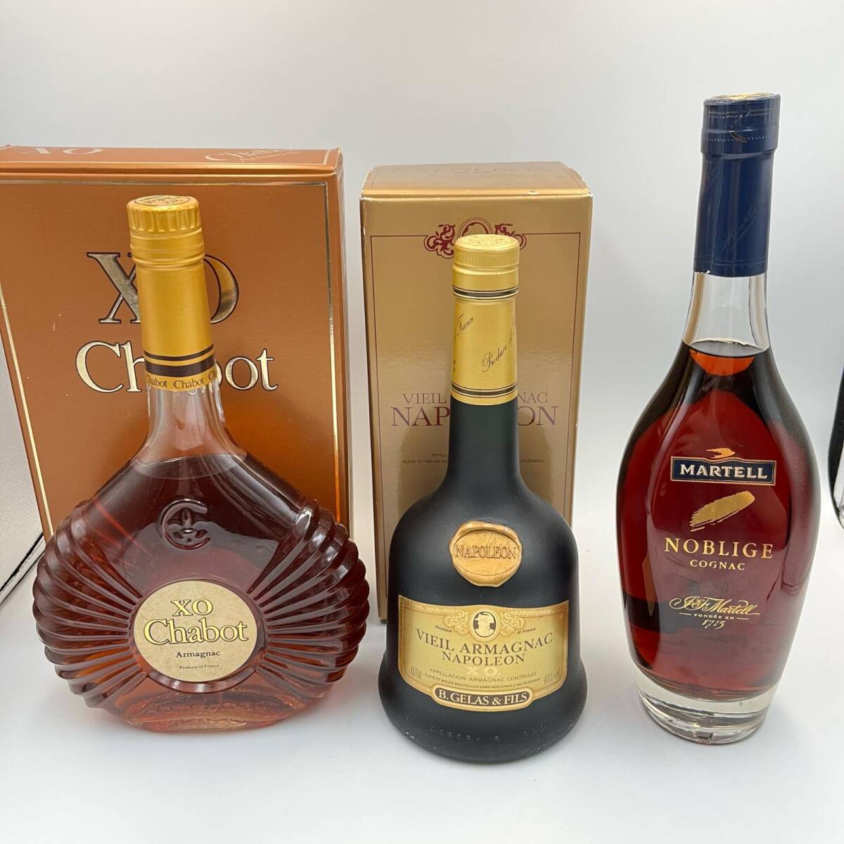 Y*o様 古酒 未開栓 ヘネシー マーテル クルボアジェ カミュ 4本セット C2269☆未開栓 ブランデー 3点 マーテル シャボー まとめ商品