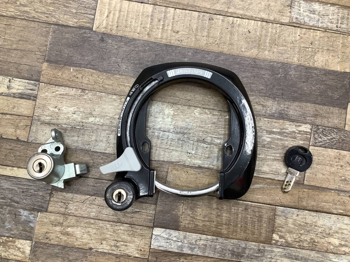 K230 BRIDGESTONE Angelino Petite e ブリヂストン アンジェリーノプティットe(A20L84)20インチ カギ キーセット 中古品 _画像1