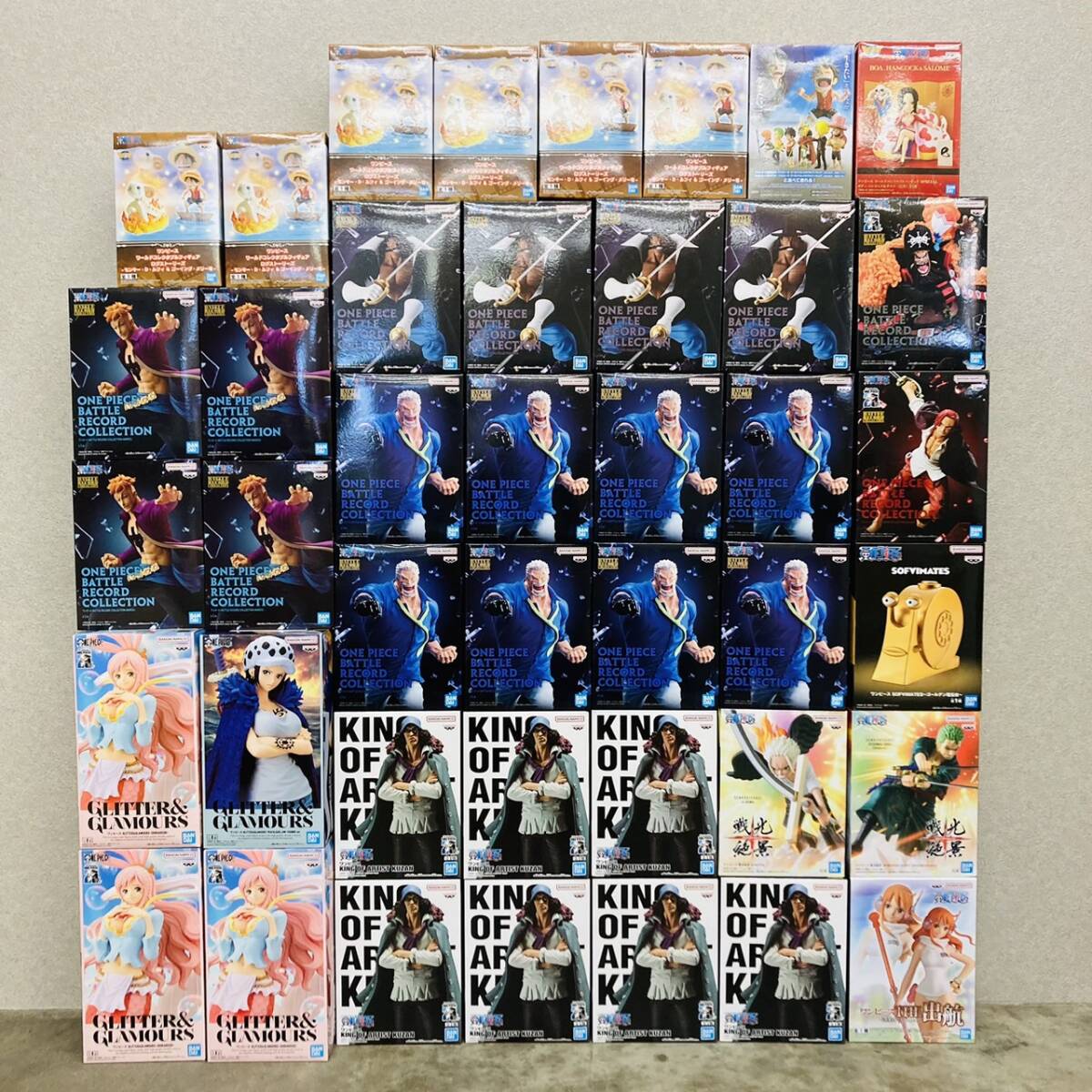 ワンピースプライズフィギュアまとめ売り41体セット 未開封】 ワンピース プライズ フィギュア まとめ 41体 セット A
