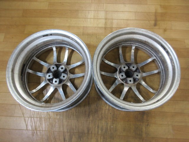 深リム WORK マイスター S2R ホイール 2本 5H100 17インチ 7.5J+48 86 BRZ ドリフト プリウス インプレッサ WRX STi GC8 GDB 前期 レガシィ_画像6