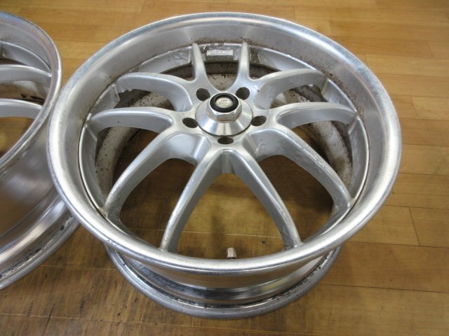 深リム WORK マイスター S2R ホイール 2本 5H100 17インチ 7.5J+48 86 BRZ ドリフト プリウス インプレッサ WRX STi GC8 GDB 前期 レガシィ_画像4