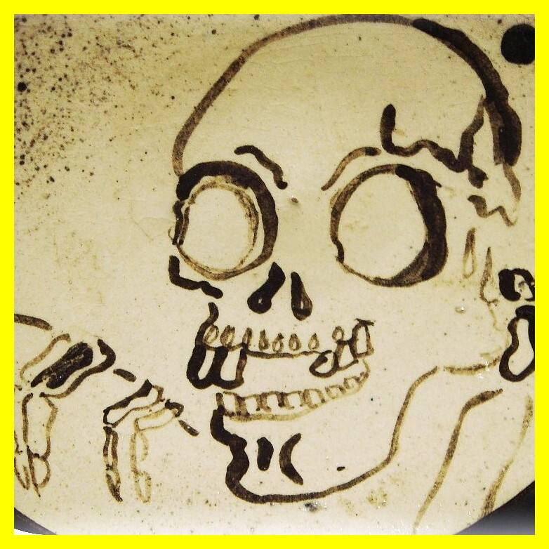 GE》妖怪 がしゃどくろ 皿 e504⑱ /希少骨董品古美術茶道具抹茶緑茶