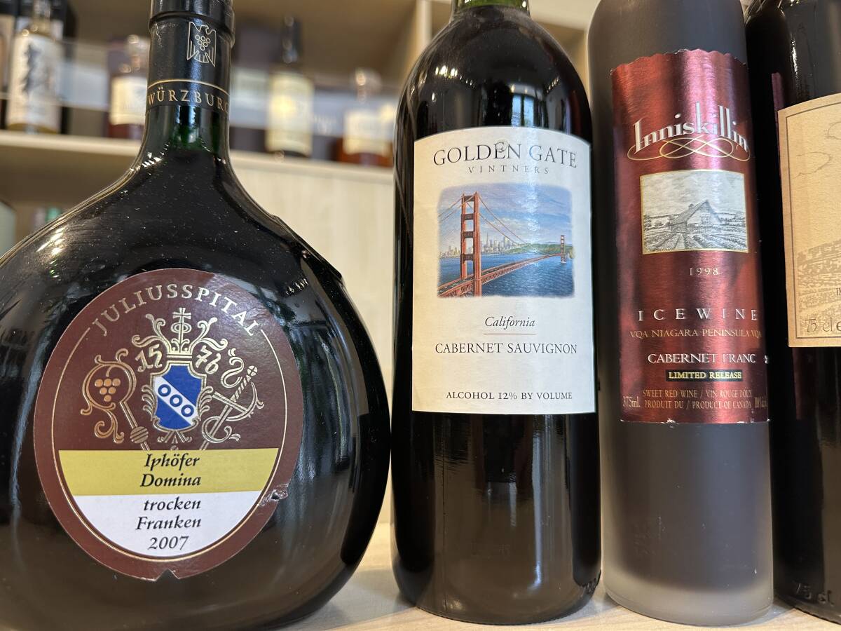 102395,62922-26 ワイン6本セット（ユリウス シュピタール 2007 / ゴールデンゲート / イニスキリン カベルネ フラン / サリーチェ2000他）