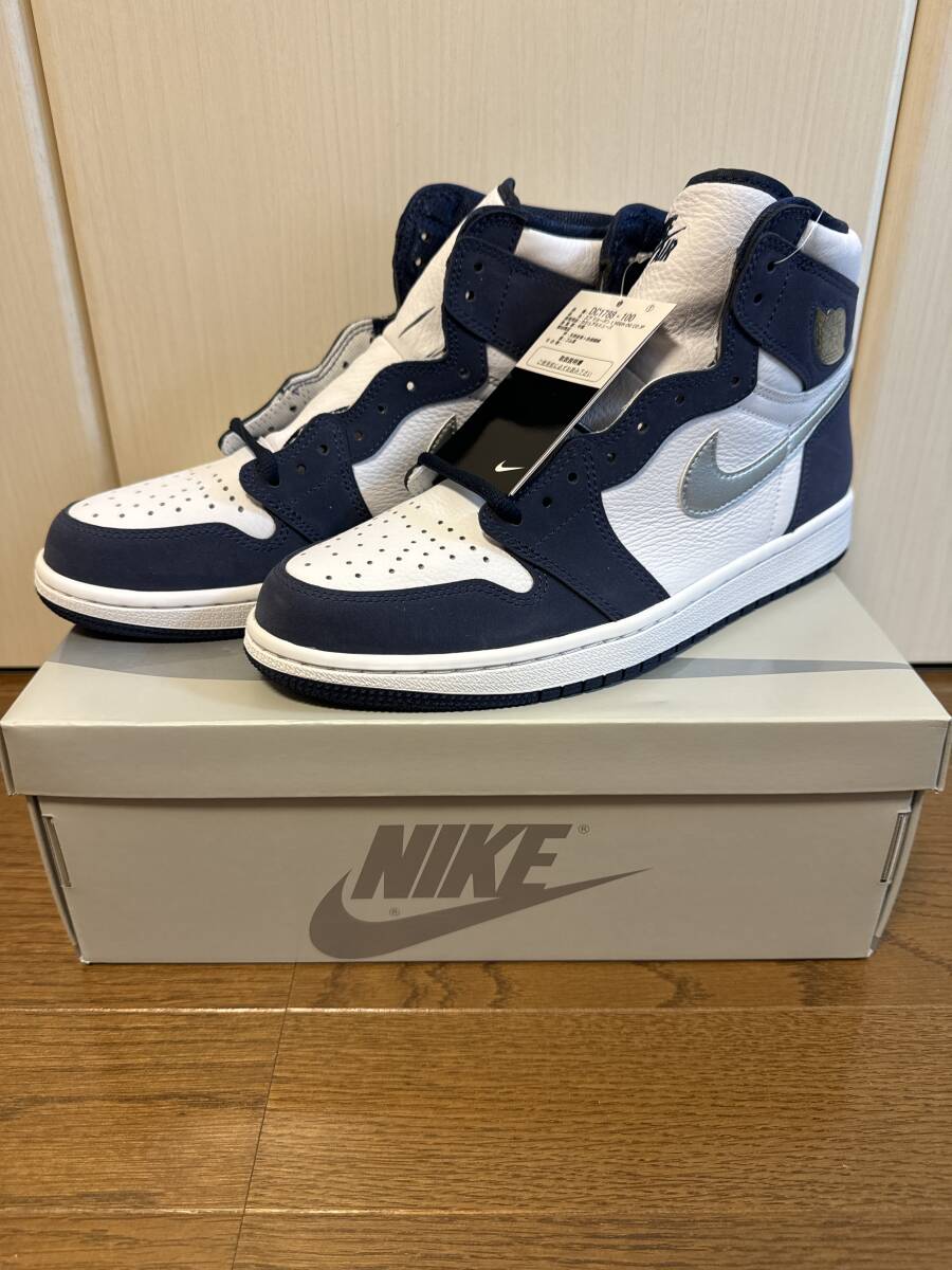 未使用】NIKE/ナイキ AIR JORDAN 1 HIGH OG CO JP MIDNIGHT NAVY/エアジョーダン1