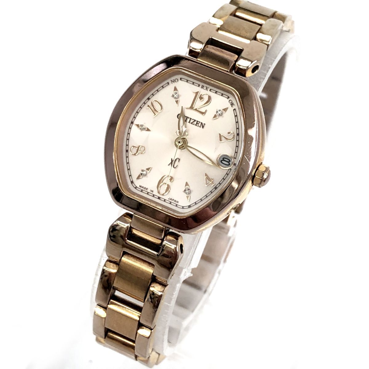 【電波ソーラー、美品】シチズン クロスシー H058-T019129 美品 CITIZEN シチズン XC クロスシー 腕時計 ES8052-55A H058