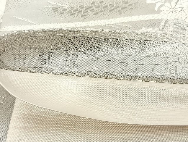 平和屋着物◎六通柄袋帯　唐織　花鳥の宴　古都錦　プラチナ箔　正絹　逸品　AAAG1035Bsw_画像3