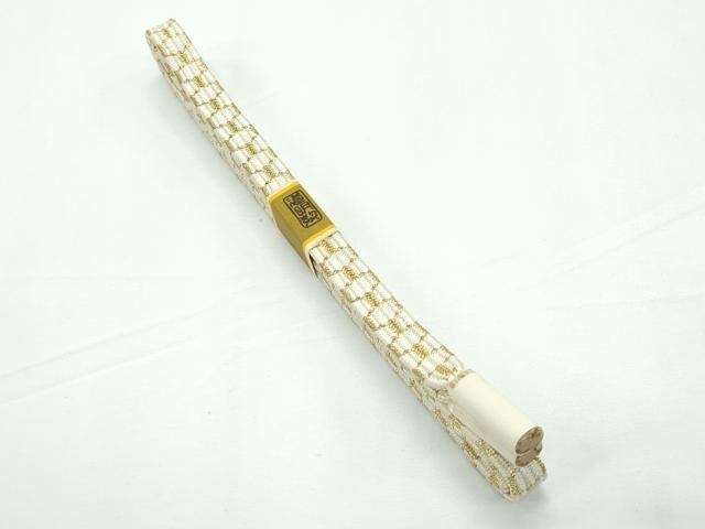 平和屋本店■極上　有職組紐道明　帯締め　亀甲組　金糸　宮内庁御用　国立博物館御用　東京芸術大学御用　未使用　逸品　CZAA1972s5
