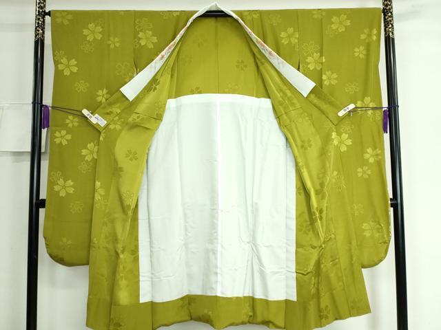 平和屋2■上質な長襦袢　無双仕立て　重ね山花車地紋　暈し染め　逸品　未使用　DAAG7007ma 長襦袢 : 平和屋