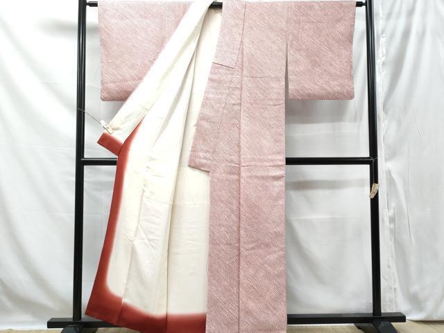 平和屋着物■大変加工の良い総絞り小紋 正絹 逸品 CAAS9027fbの画像3