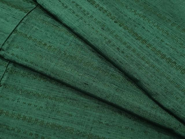 平和屋着物●上質な紬　花織　正絹　逸品　CAAU9669vf