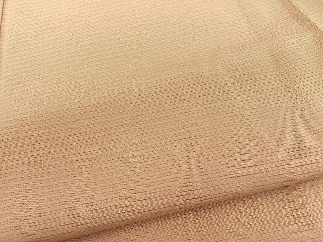 平和屋着物＊夏物　色無地　絽　水柿色　正絹　逸品　BAAT1203pk_画像5