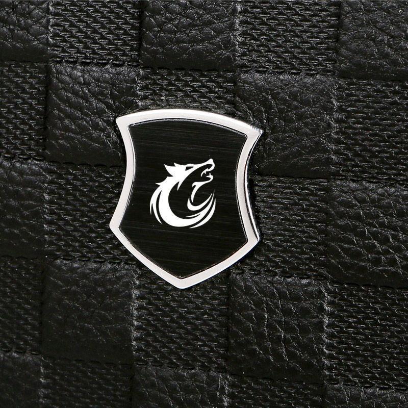 高級逸品 上質レザー 牛革 ショルダーバッグ 型押し本革 ボディバッグ 斜め掛け（左掛け、右掛け）軽量 通気性 メンズ_画像4