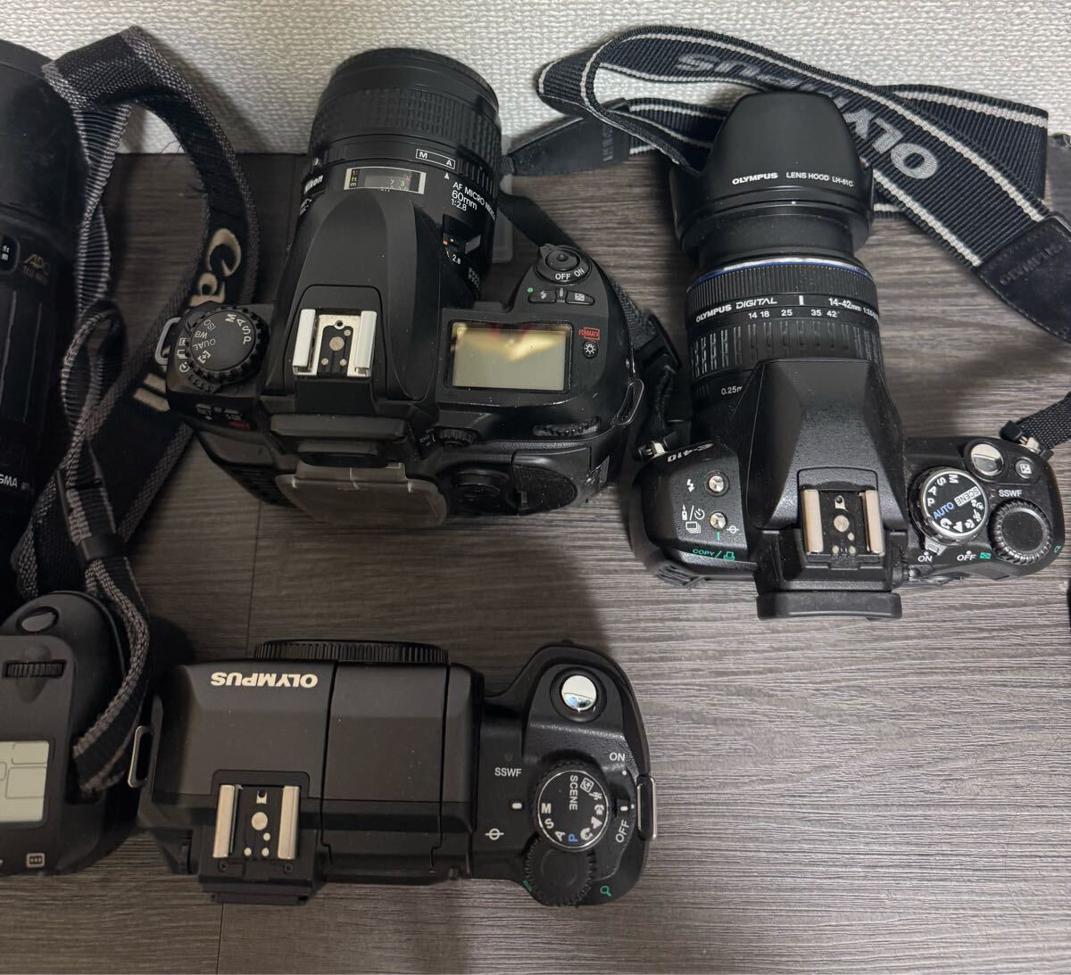 デジタルカメラ 4点セット Canon Nikon (未確認) (ジャンク品) デジタルカメラ 4点セット Canon Nikon (未確認) (ジャンク品