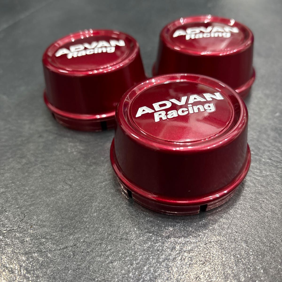 ADVAN Racing センターキャップ ハイ　キャンディレッド　アドバン　63mm_画像2