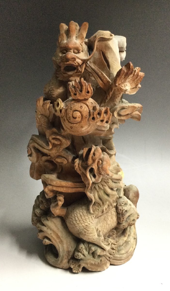 木彫り 龍 彫刻 置物 インテリア 和柄 三】 木彫り 龍 置物 飾り物 飾り 彫刻 インテリア コレクション