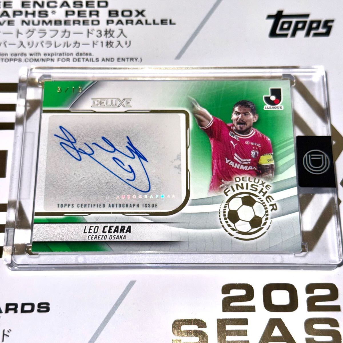 2019 Jリーグ セレッソ大阪 TE ポンラヴィチュ 直筆サインカード 5/15 15枚限定】topps 2024 J LEAGUE DELUXE Jリーグ セレッソ