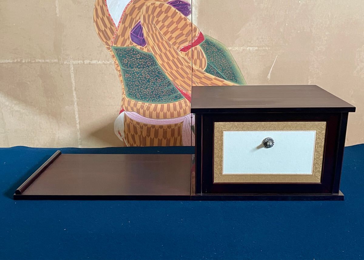 割引‼️【美品】「母」 表千家 即中斎好 小袋棚 表完 共箱 （711F⑨） 美品】「母」 表千家 即中斎好 小袋棚 表完 共箱 茶道具 （711F⑨）