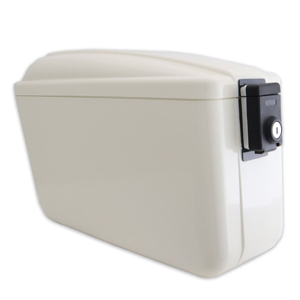 [ левый специальный ] Super Cub JA44/AA09 Cross Cub JA45/AA06 для asahi защита от ветра Champion задний AC-001-W белый ( не крашеный )