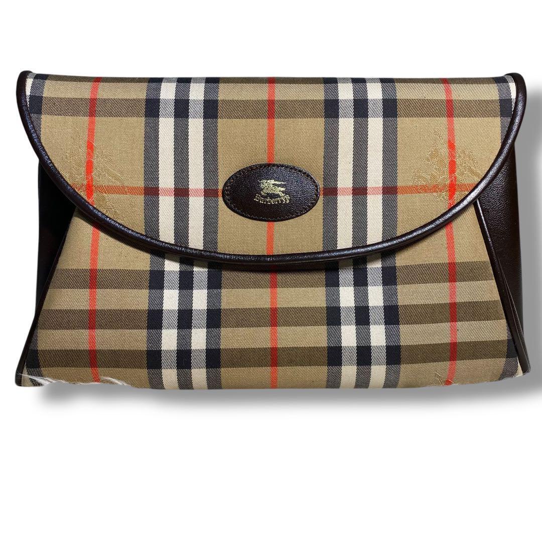 【BURBERRY】 ニット クラッチバッグ BURBERRY バーバリー クラッチバッグ セカンドバッグ ノバ