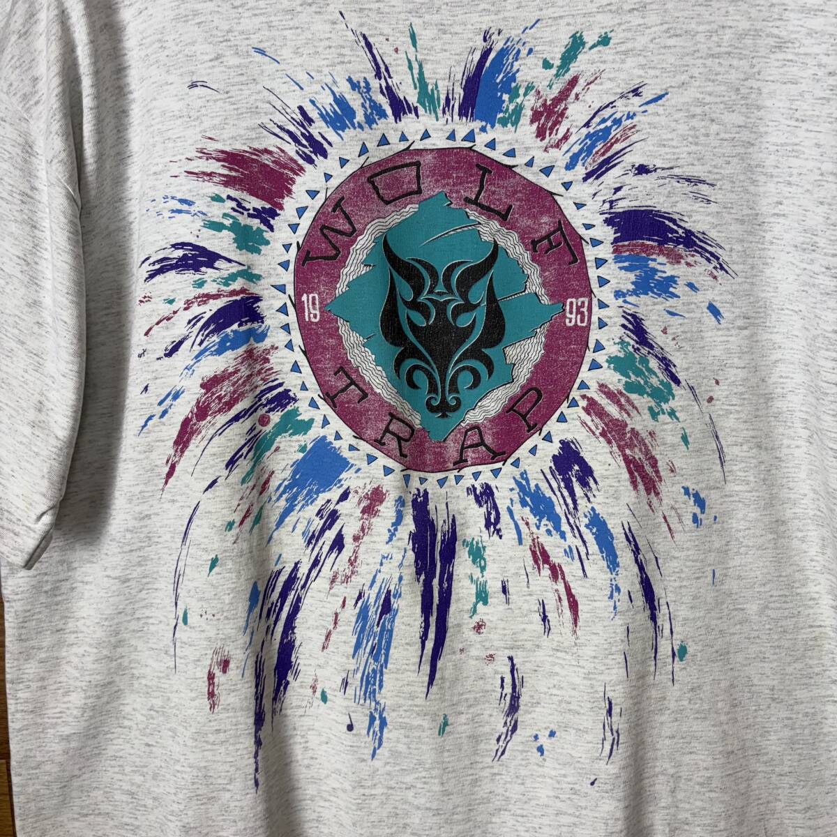 USA製 90s WOLF TRAP T-sh Tシャツ サイズ メンズ XL シングルステッチ アメリカ製 90年代 VINTAGE ビンテージ アメカジ 古着 r25070857_画像4