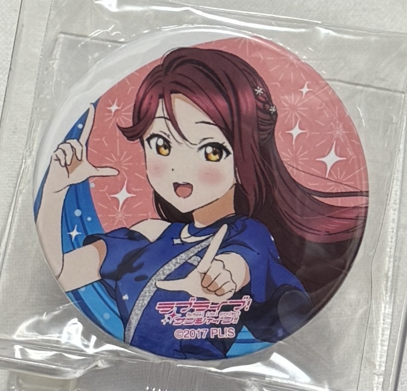 ラブライブ！サンシャイン　Aqours　Finale　桜内梨子　缶バッジ　セット Aqours CLUB 桜内梨子 逢田梨香子 缶バッジ & アクリルカード