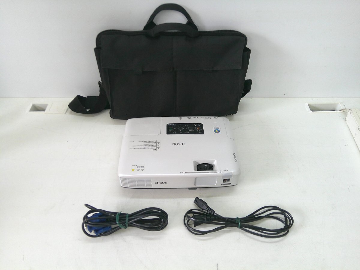 EPSON◎プロジェクター◎3000lm ◎EB-1735W◎プロジェクター時間 572H/18H◎外ケース・D-sub付き K4841