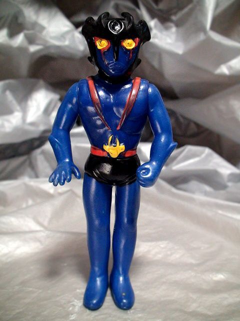 デビルマン ⑥ 当時物 無版権 パチ怪獣 悪魔デーモン族 ソフビ人形 1972年「検 永井豪 タカトク ポピー 旧バンダイ メディコム タケミ 東映_画像1