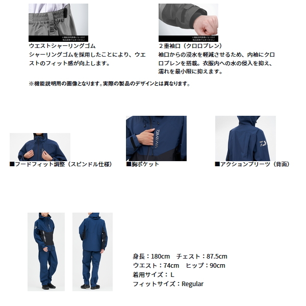 45%off Daiwa DR-3124 M RAINMAX Expert жесткий непромокаемый костюм черный