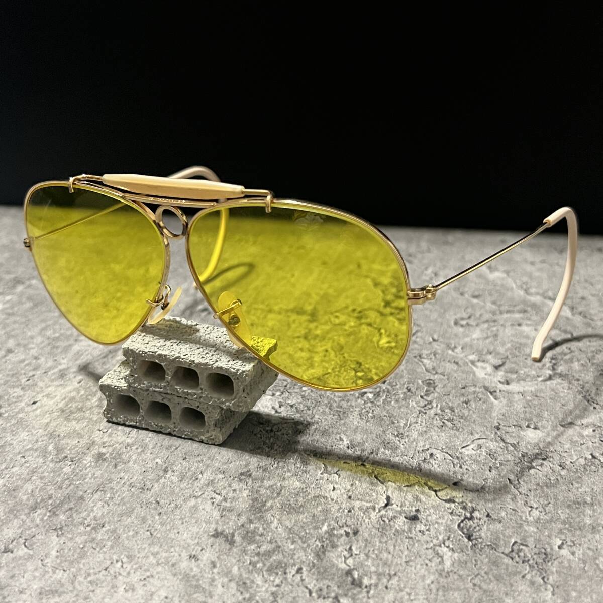 希少品!ボシュロム レイバン シューター ボシュロム B&L 繩手 サングラス ◇B&L Vintage Ray-Ban USA ボシュロム社製 ヴィンテージ