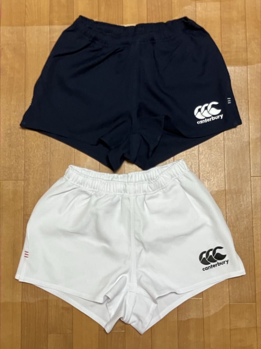 【新品未使用】Canterbury ラグビーパンツ 2枚組 送料無料 未使用 カンタベリー ラガーパンツ 2枚セット メンズS