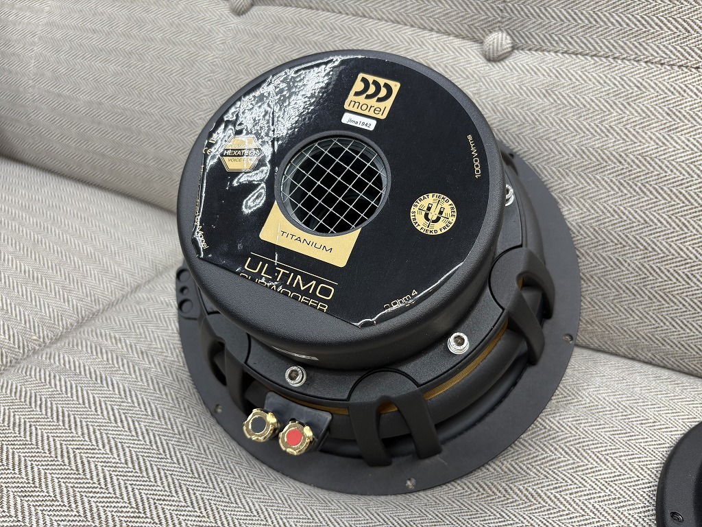 morel ULTIMO 104Titanium ウーファー 25cm