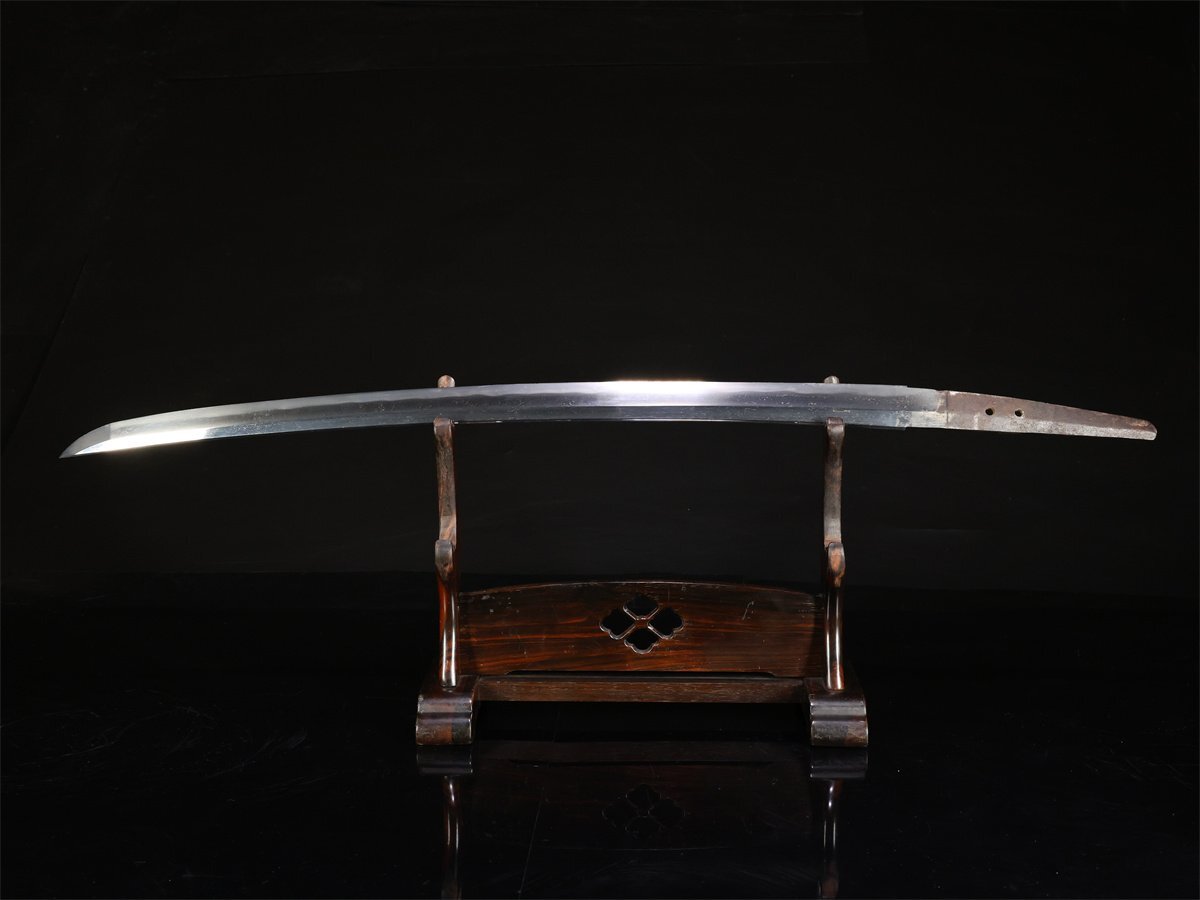 時代物 脇差 拵え 吉】WB168 時代武具 無銘 脇差 本物拵 刃長55.2㎝ 登録証付 時代