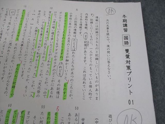 SAPIX サピックス 小6 国語 SS特訓/冬期講習/正月特訓 雙葉コース テスト計13回 通年セット 2022 018S2D SAPIX サピックス 小6 国語 SS特訓/冬期講習/正月特訓 雙葉