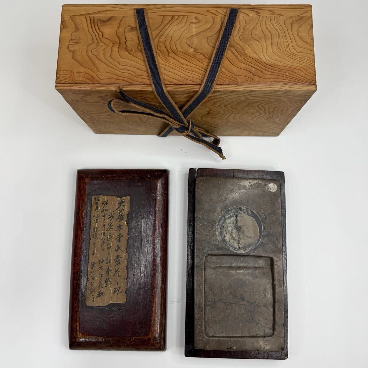 中国美術 硯 道光年製 王文銘 古硯 魚柄 書道具 骨董品 古美術 GY-中国古美術 時代物 硯 古硯 書道具 文房具 文房四宝 彫刻 日