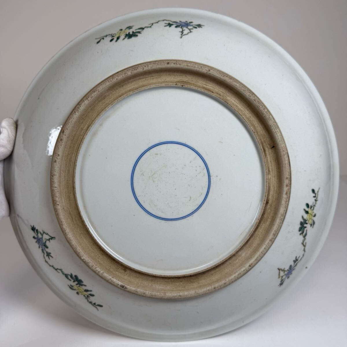 中国 美しい陶磁器 古美術 骨董品 美術 中国美術 中国古玩 時代物 置物 X-中国古美術 時代物 飾り皿 皿 色絵 人物図 唐物 陶磁器 中国