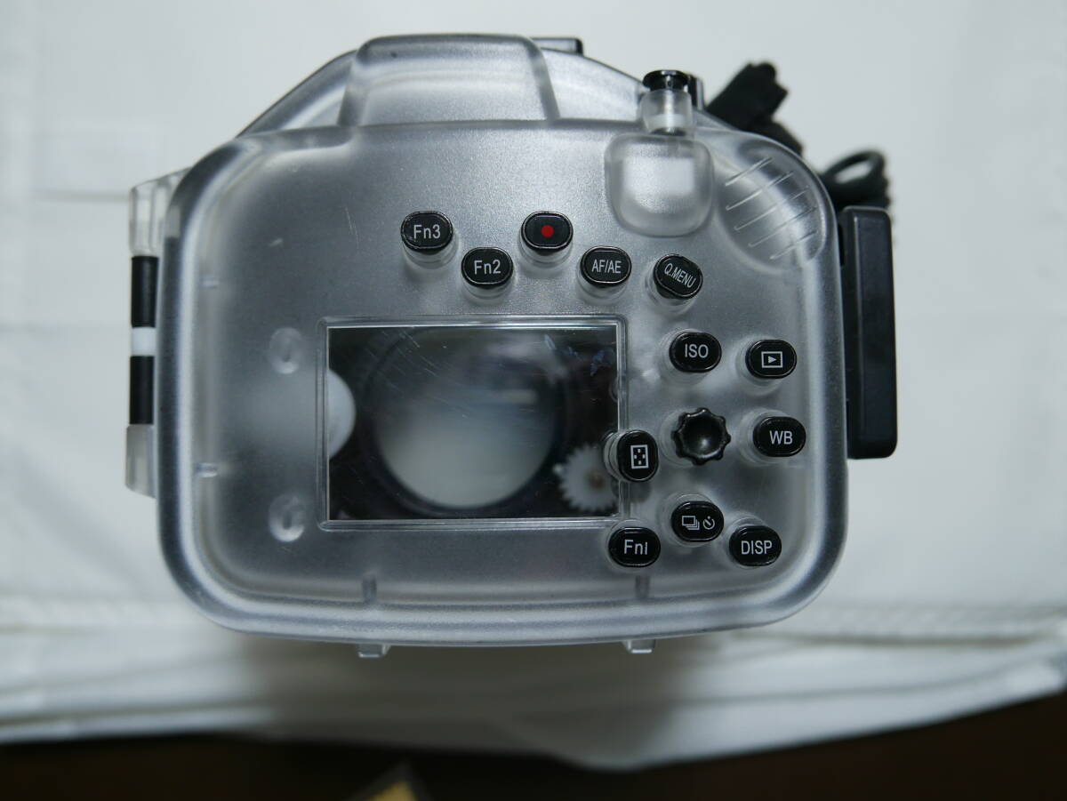 Panasonic Lumix LX100対応 高品質ダイビングカメラハウジング 40m防水 自作バラスト(鉛板)付_画像6