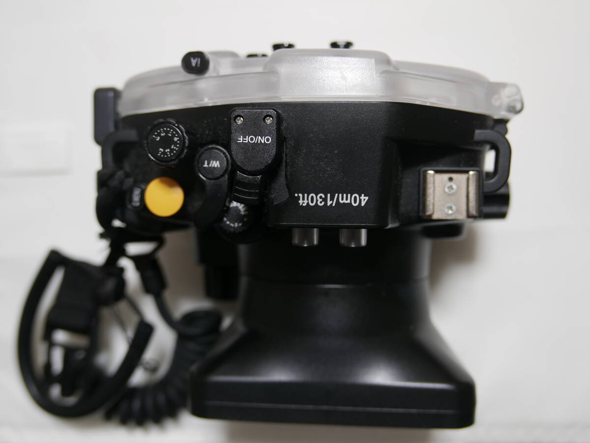 Panasonic Lumix LX100対応 高品質ダイビングカメラハウジング 40m防水 自作バラスト(鉛板)付_画像2