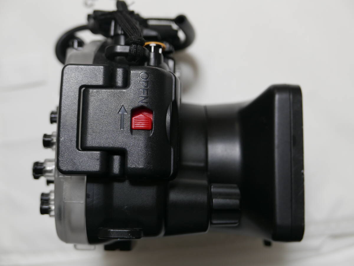 Panasonic Lumix LX100対応 高品質ダイビングカメラハウジング 40m防水 自作バラスト(鉛板)付_画像4