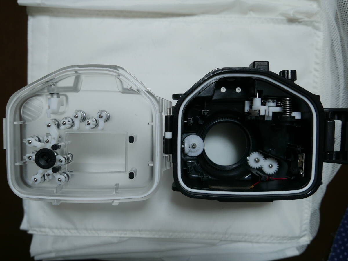 Panasonic Lumix LX100対応 高品質ダイビングカメラハウジング 40m防水 自作バラスト(鉛板)付_画像7