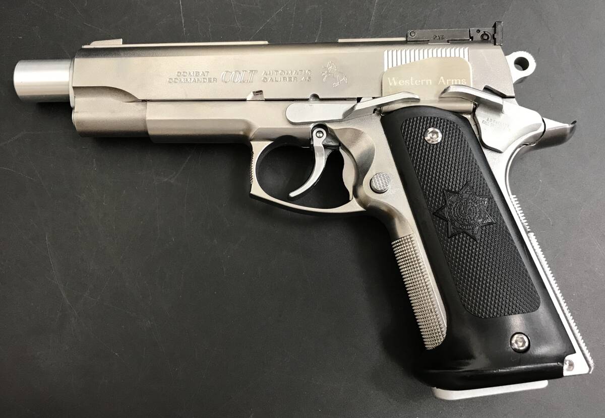 WESTERN ARMS CQC-45 ガスガン N424 COMBAT COMMANDER COLT.45 AUTO 273087 ガスガン