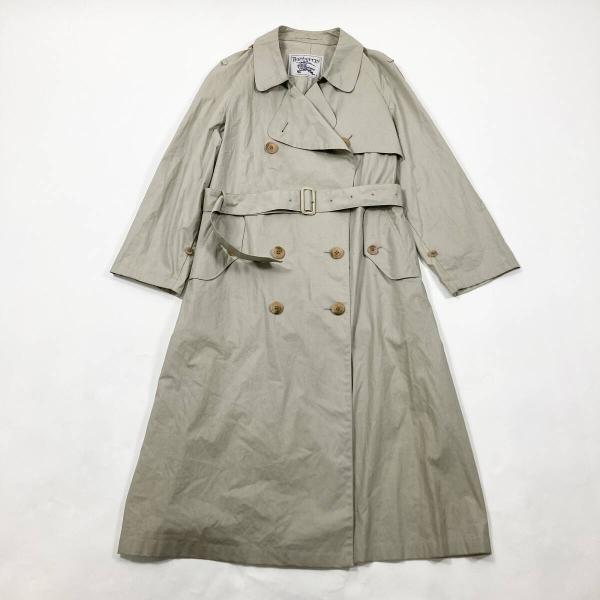 【ヴィンテージ 】Burberrys トレンチコート ベージュ 7AR ☆ Vintage Burberrys バーバリーズ トレンチコート ステン