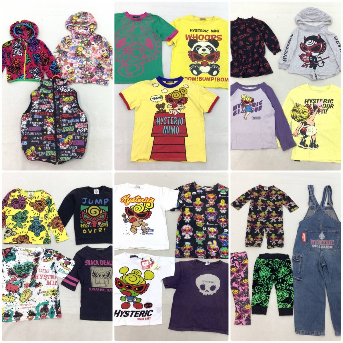 HYSTERICMINI 子供服 □ Hysteric Mini ヒステリックミニ 子供服 22点 まとめ商品