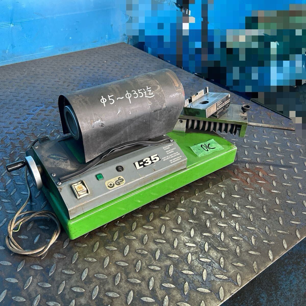 T1413 SRD станок для шлифования L-35 φ5~35 100V * точильный камень. текущее состояние доставка [ рабочее состояние подтверждено ]